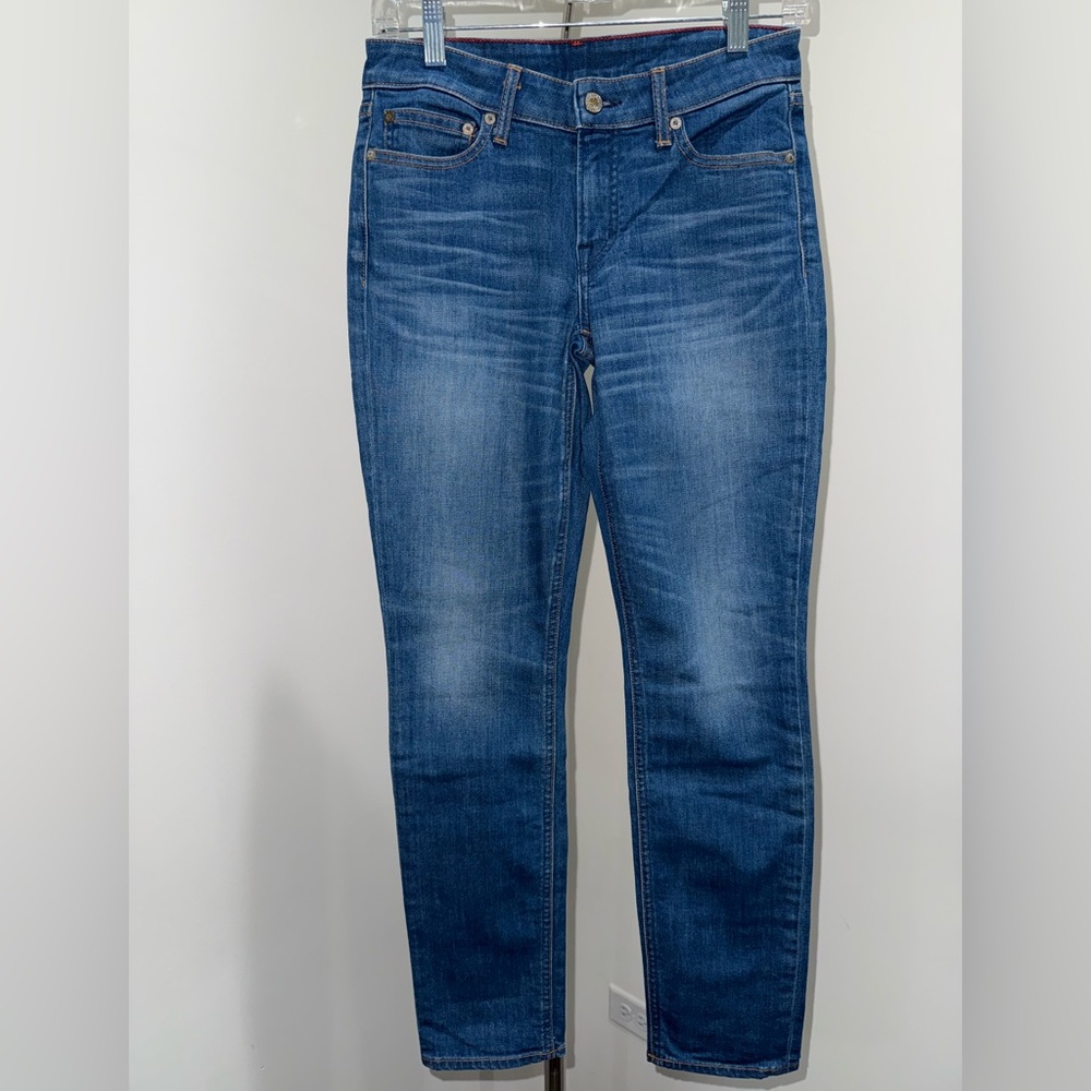 🍀👖 Lucky Brand Lolita Skinny Mid-Rise Jeans Size 26 • Made in USA Cone Denim